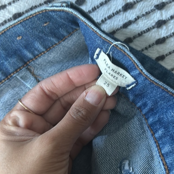 Flea Market Flare Jean sz 25 - Picture 5 of 6
